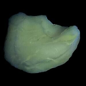 Milk Glass Pink Swirl Art Glass Cullet Glowing Manganese Slag‎ Glass #5GM42